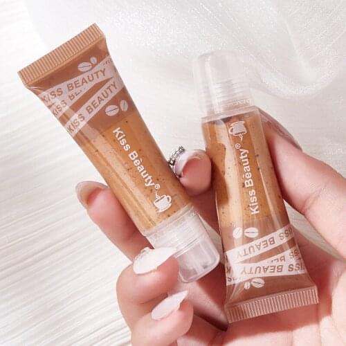 1pc Lip Balm Lip Scrub Cream Moisturizing Lip Balm Gentle Exfoliating Scrub Lip Balm Repair Fade Lip Wrinkles Lip Care TSLM2