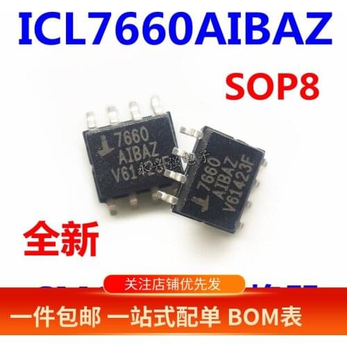 100% New&original ICL7660AIBAZA ICL7660 SOP-8 IC In Stock
