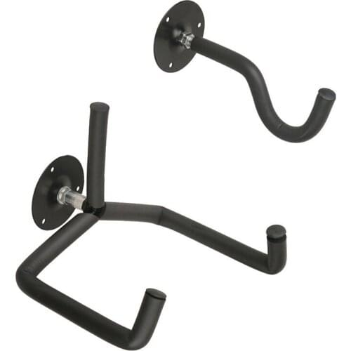 2Pcs Guitar Stand Hanger Hook Horizontal Guitar Wall Mount Stand Holder Rack Display Holder For Electric And Bass Guitar