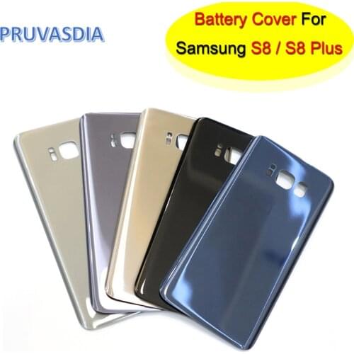 For SAMSUNG Galaxy S8 G950 SM-G950F G950FD S8 Plus G955 G955F Back Battery Cover Rear Glass Back Panel Door Housing Case