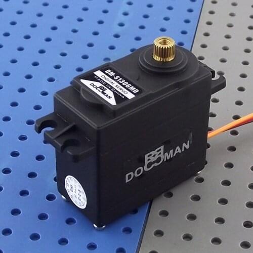 DOMAN RC DM-S1306MD 56g/0.16s/13.5kg.cm metal gear 360 degree continuous rotation robot used 13kg digital servo