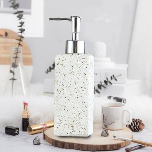 European style press type bathroom and kitchen hand sanitizer soap dispenser liquid hand sanitizer bottle J2Y