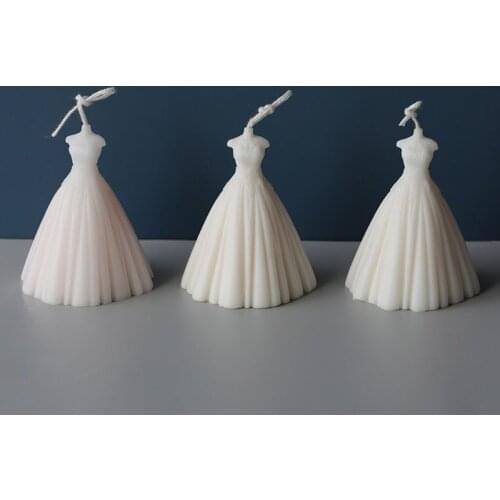 Wedding Dress Skirt Silicone Resin Mold Princess Dress Resin Mold Craft Tools