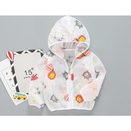 IENENS Kids Baby Coat Boys Girls Jacket Hoodies Sun Protection Clothes Children Boy Hooded Clothing Beach Jackets Coats