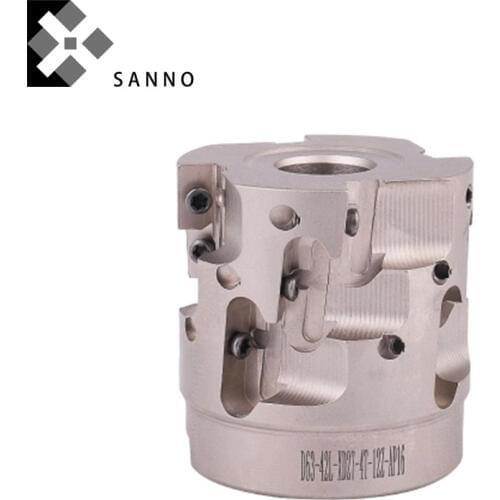 AP / SP type roughing cut corn milling cutter indexable spiral power cutting cnc end mills