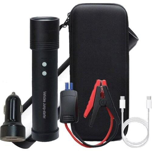 Multi-Function Car Jump Starter Flashlight Charger Emergency Starting Power Portable Lighting Battery Charger Ignition Starter