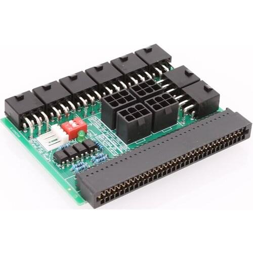 Angitu Angitu Modular PCI-E 6 Pin Breakout Board For 1600W Server Power Conversion