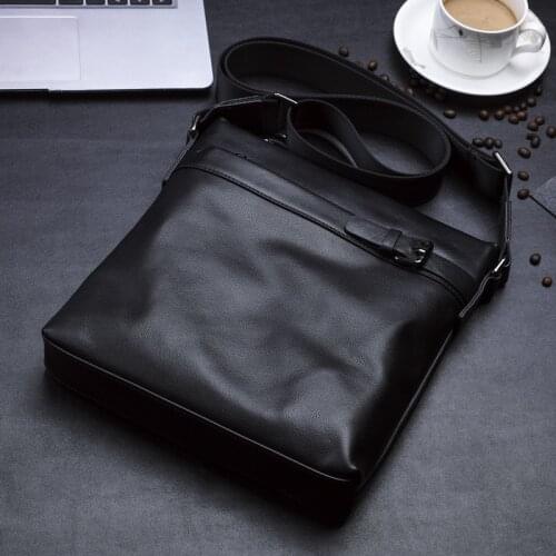 Wholesale mens bag shoulder sloping bag mens genuine leather 2021 new head layer leather casual mens sloping cross bag
