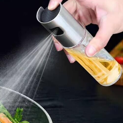 Glass Sauce Boats Oil Sprayer Goods For Kitchen Bottle Dispenser Cooking Nondrip Boat Sauce Sprays Cook Barbecue Olive Container