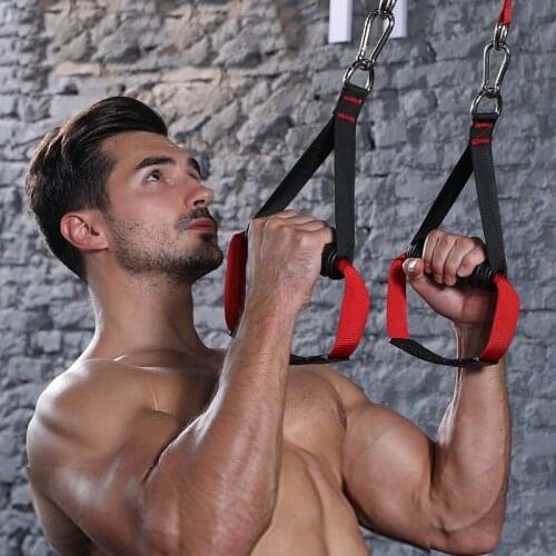 TPE Dual-purpose Handle Rally Device Handle Pedal Belt for Resistance Bands Cable Machine Fitness Equipment Strength Accessories