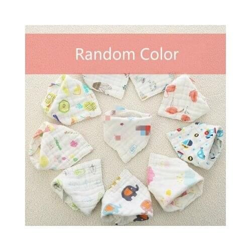5pcs/lot Triangle Baby Bib Feeding Eight Cotton Bandana Bibs Infant Burp Cloths Saliva Towel Newborn Baby Eating Accessories