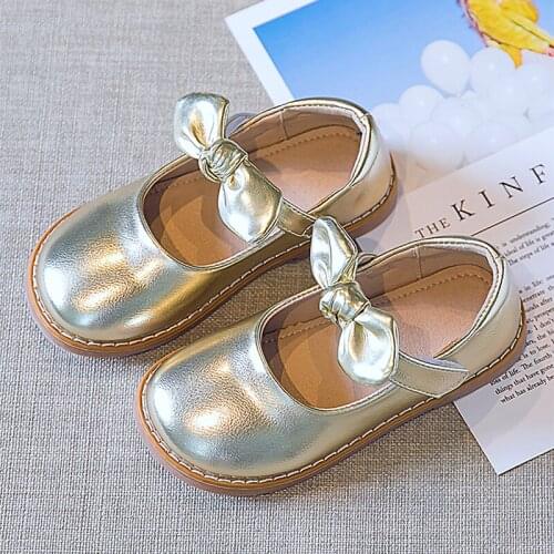 Mary Jane Children Shoes Princess Spring Autumn Girls Party Dance Shoes Baby Student Flats Kids Lolita Performance Shoes Black