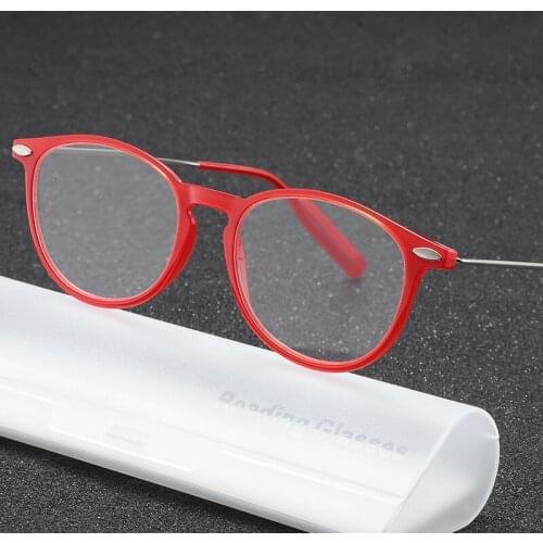 Unisex Vintage Ultra Light Weight FlexTR90 Blue Light Blocking Reading Glasses