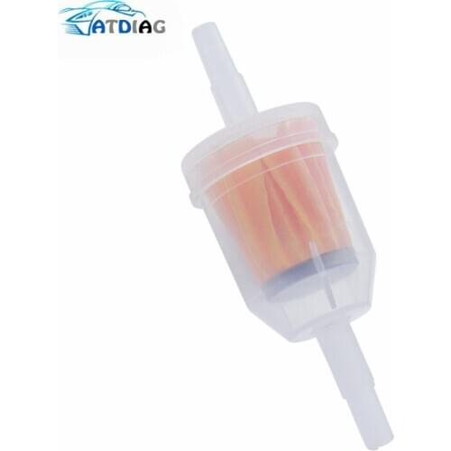 Universal Car Oil Filter Petrol Gas Gasoline Liquid Fuel Filter 6mm/8mm For Scooter Motorcycle Motorbike Motor New