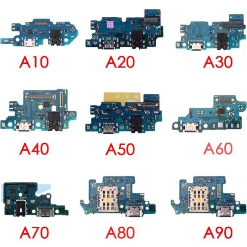USB Charging Dock Port Flex Cable Part for Samsung Galaxy SM- A10 A20 A30 A40 A50 A60 A70 A80 A90 A105 A205 A305 A405 A505 A605F