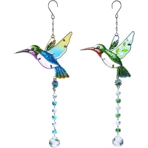 Handmade Bird Wind Chime For Wall Window Door Wind Bell Hanging Ornaments Vintage Home Campanula Decoration Crafts
