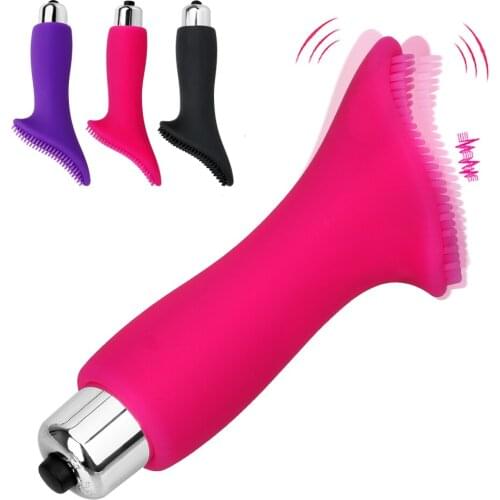 VATINE G-spot Massage Erotic Toys Thorn Finger Vibrator Brush Vibrator AV Rod Sex Toys for Women Vaginal Clitoris Stimulator