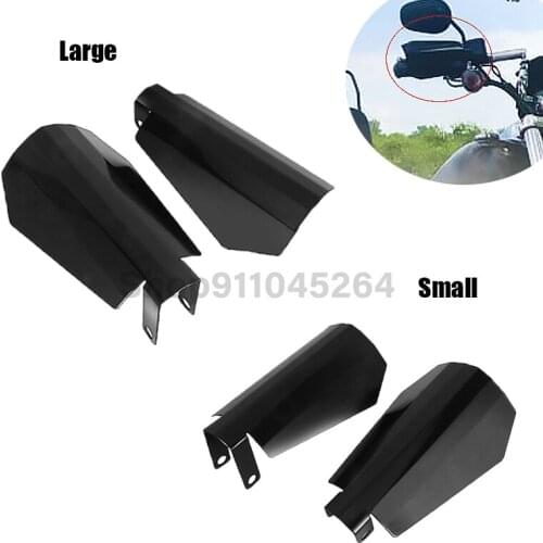 Motorcycle Stainless Steel Handguards Shade Hand Shield Levers Protector For Harley Sportster 883 Electra Street Road Glide Dyna