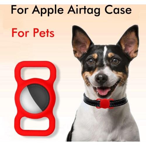 Protective Case For Airtag dog Collar Sleeve For Apple airtags keychain case for dog pets anti lost cover for airtag tracker
