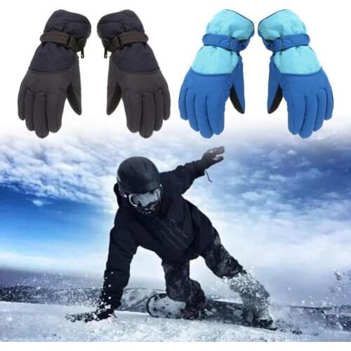 Winter Windproof Gloves Child Skiing Gloves Winter Cycling Riding Warm Waterproof Sports Ski Gloves Kid Skiing Snowboard Gloves
