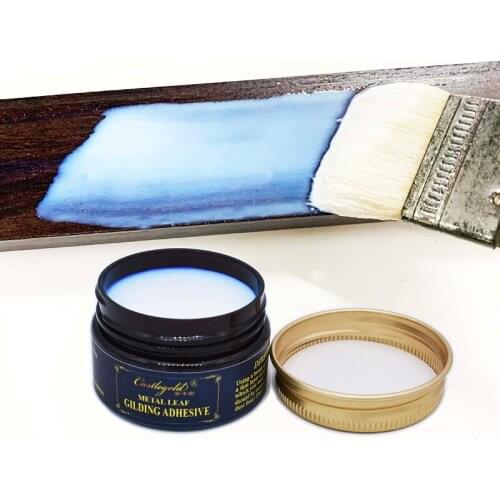 Gold leaf Glue Metal Foil Gilding Adhesive for Gilding- 35 ml Water based environmental Gold Silver Sheets Glue