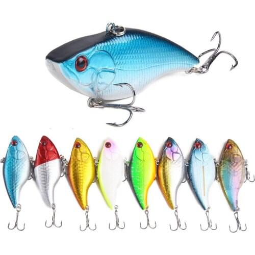 1pcs VIB 18.8g 7cm Fishing Lures VIB Hard Bait Crankbait Artificiais Fishing Wobbler for All Water Levels Bass Fishing Tackle