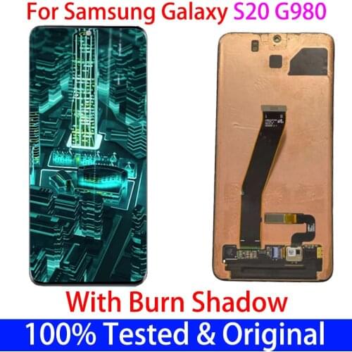 100% Original Super AMOLED LCD For Samsung S10 SM-G9730 G973F LCD Display Touch Screen Digitize With Small Dead pixels Free