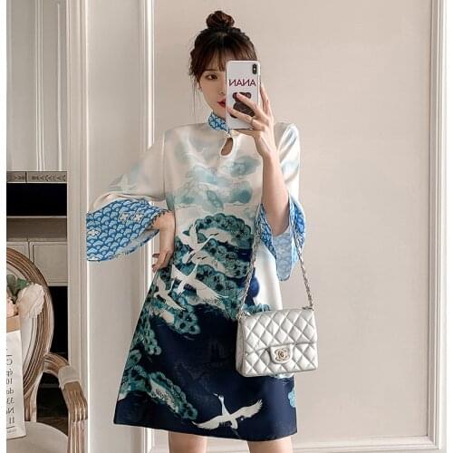 2021 White Plus Size 3XL 4XL Party Casual Qipao Traditional Chinese Clothing Vintage Modern Improved Cheongsam Dress for Women