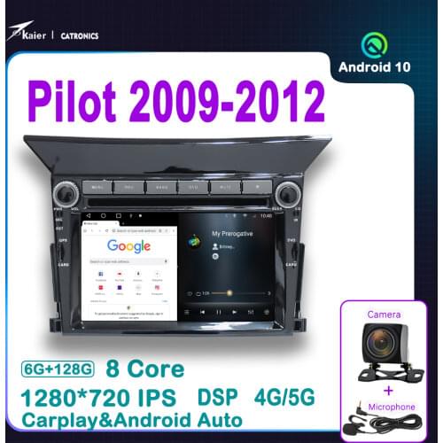 Kaier DSP Octa Core Car DVD Player Android Stereo Radio For Pilot 2011- Multimedia System GPS Navigation 4G LTE Carplay