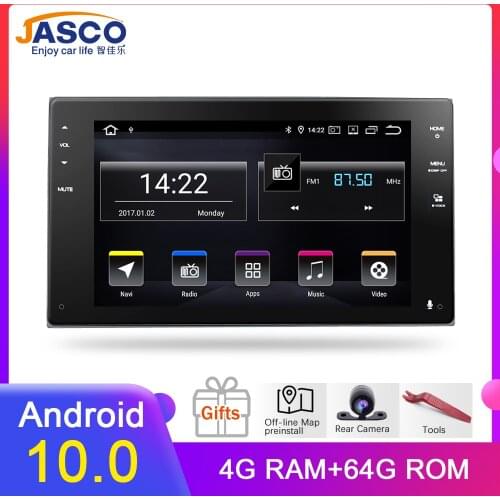 8' Android 10.0 RAM 4G ROM 64G Car DVD Gps Navigation Radio Video Player Stereo Universal 1 Din Radio Car Multimedia Player Gps