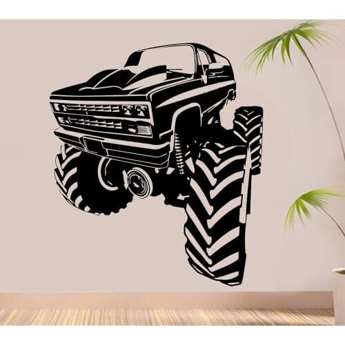 Large Mountain Buggy Racing Car Wall Sticker Vinyl Home Decor Boys Room Teens Bedroom Interior Art Decals Removable Mural A690