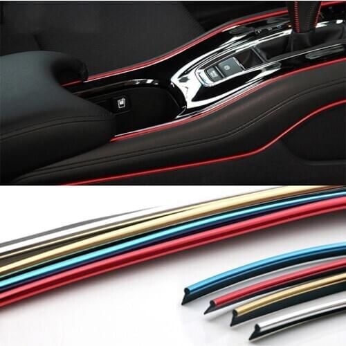 Car Central Control Door Decoration Dashboard Strip For Toyota Corolla RAV4 Camry Prado Avensis Yaris Hilux Prius Land Cruiser