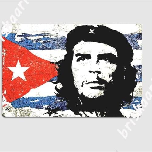Che Guevara Communist Metal Signs Cinema Kitchen Club Bar Retro Painting Decor Cuba Metal Posters