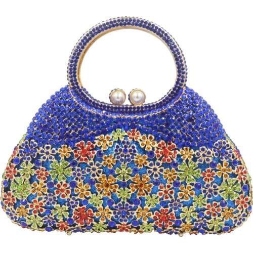 Mini Tote Handbags Crystal Bags Fashion Luxury Diamond Evening Bags Party Purse Women Bridal Wedding Bags Clutch Bags SC993