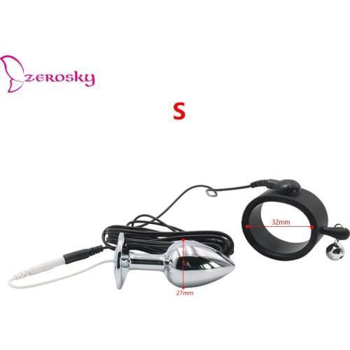Men Delay Ejaculation Electro Anal Plug Sex Toys for Men Butt Plug Adult Sex Toys Medical Themed Ring Toy Accessories