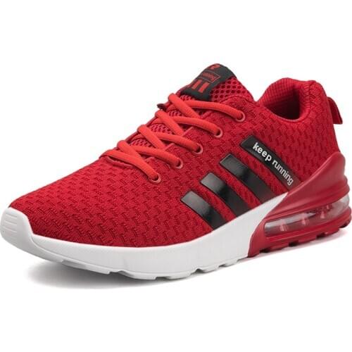 Men Sneakers Breathable Mesh Casual Shoes Men Air Cushion Sneakers Non-Slip Sport Trainers Custom Logo Packing for Drop Shipping