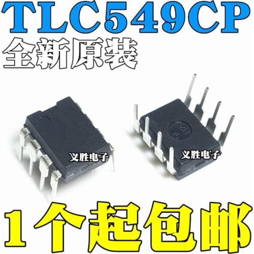 New and original TLC549CP TLC549 DIP8 Data acquisition of adc chip Encapsulation DIP8 upright, AD converter, data acquisition