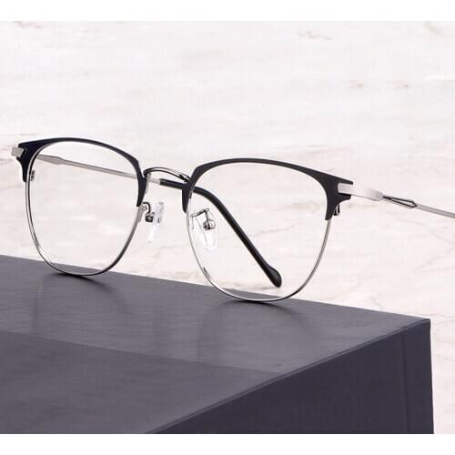 Optical Glasses Frame for Men and Women Alloy Prescription Spectacles with Recipe Eyewear Eyeglasses