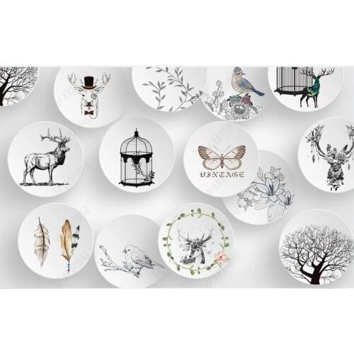 Custom photo wallpaper for walls 3 d mural European deer animal hand-painted indoor background wall decoration painting