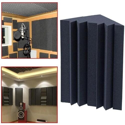 Practical Soundproofing Foam Wall Stickers Acoustic Bass Trap Corner Voice Absorbers for Meeting Recording Studio Room KTV Hotel