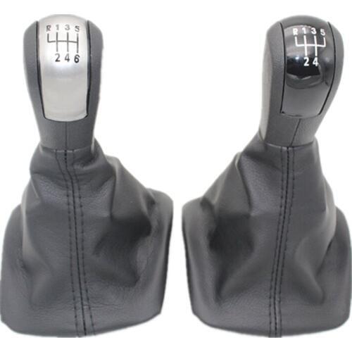 For Skoda Octavia A5 MK2 1Z5 Sedan & Combi 2004 2005 2006 2007 2008 Car 5/6 Speed Gear Stick Shift Knob With Leather Boot