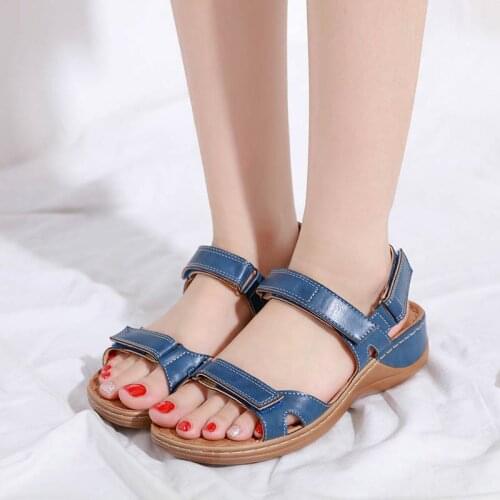 Sandals women shoes 2021 new fashion rhinestone wedges shoes woman sandals elastic band summer shoes female sandalias mujer