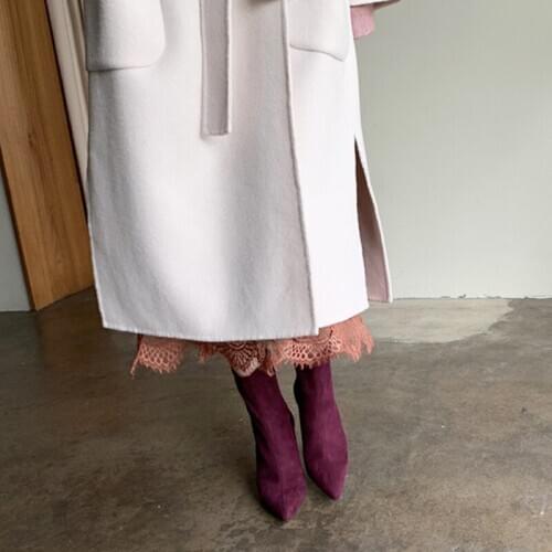 Pointed Stiletto High Heels 6CM/8CM Fashion Boots Red/Black Boots All-match Leather Boots Women Boots Size 33-42