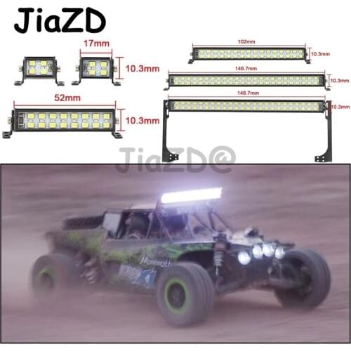 1pcs LED Light Bar Roof Lamp CH3 Control for 1/10 RC Crawler Axial Capra SCX10 II 90046 RGT EX86100 TRX6 TRX4 D90 WW52
