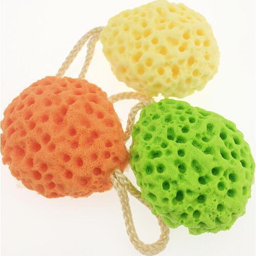 Honeycomb Baby Bath Sponge Scrubber Natural Soft Shower Ball Exfoliating Soothing Body Cleaning Tool Wash Hot