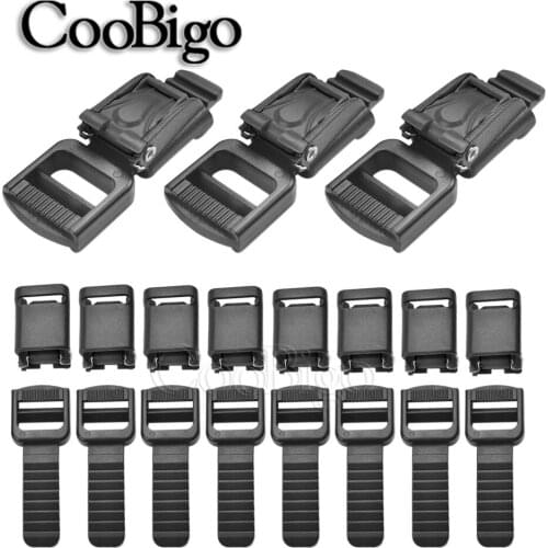 10pcs Motorcycle Helmet Buckles Plastic Chin Strap Speed Sewing Clips Bicycle Bike Motocross Chin Straps Release Chin Buckle