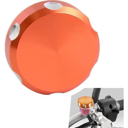 Front Clutch Master Cylinder Reservoir Cover Orange For KTM 1290 Super Duke GT CNC Front Clutch Reservoir Cap Cover