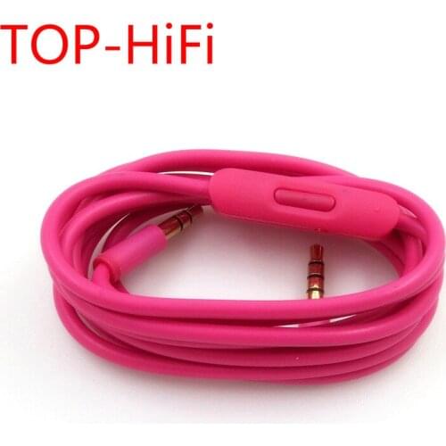 TOP-HiFi 3.5mm Male to Male Aux Audio Cable 3.5 Jack Speaker AUX Cable With Mic for Car Stereo Earphone iPod