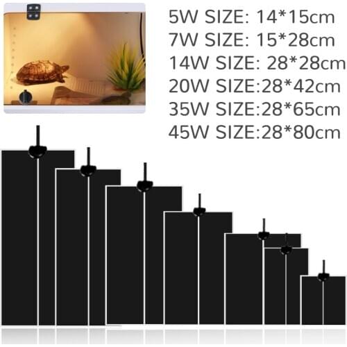 Heating Hot Pad Adjustable Temperature Controller Incubator Mat Tools Terrarium Reptiles Thermal Mat 5-45W Climbing Pet 001