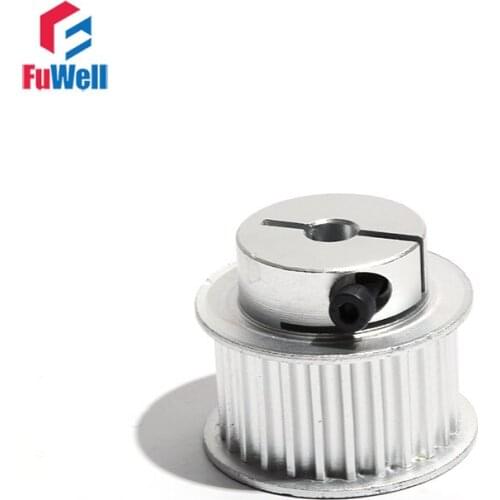 HTD5M-40T Timing Belt Pulley 10/12/14/15/19/20mm Clamp Type Transmisson Pulley 16/21mm Belt Width 40Teeth Gear Pulley